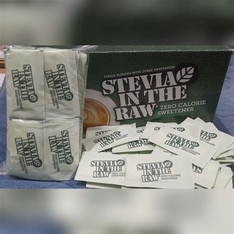 Stevia In The Raw Natural Sweetener Zero Calorie 100 Sachets EXPIRY