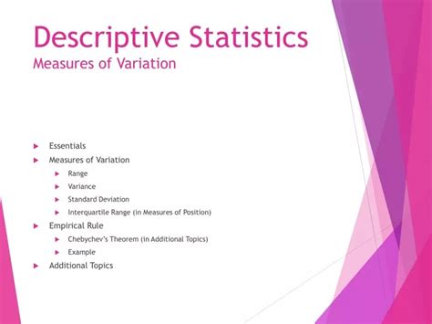 Ppt Essentials Of Measures Of Variation Powerpoint Presentation Free Download Id 9079051