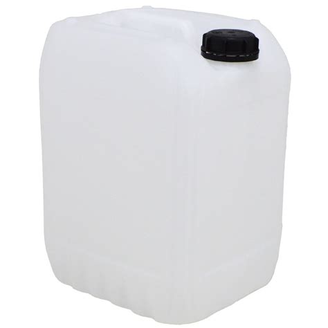 20 Litre Stackable Plastic Jerry Can Natural Stronghold Global