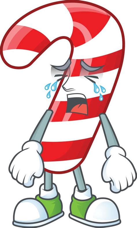 Christmas candy cane cartoon 19144400 Vector Art at Vecteezy