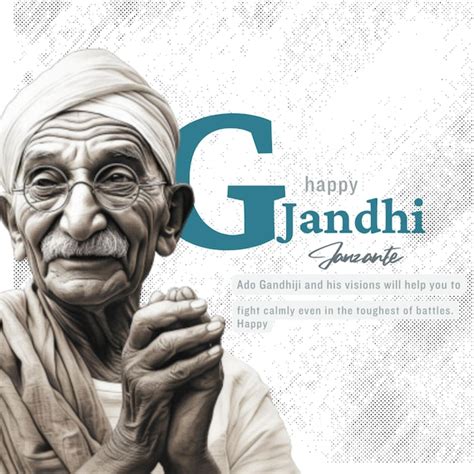 Premium Photo | Abstract handdrawn Gandhi Jayanti sketch with a simple ...