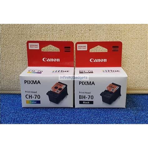 Genuine Canon Pixma Bh 70 And Ch 70 Printhead For G Series Printers Set Shopee Philippines