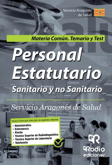 Comprar Personal Estatutario Sanitario Y No Sanitario Servicio