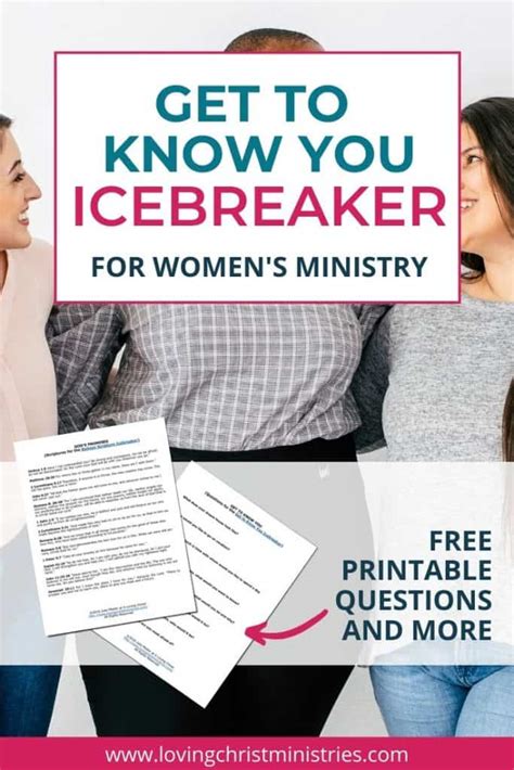 5 Favorite Retreat Icebreakers For Women Loving Christ Ministries