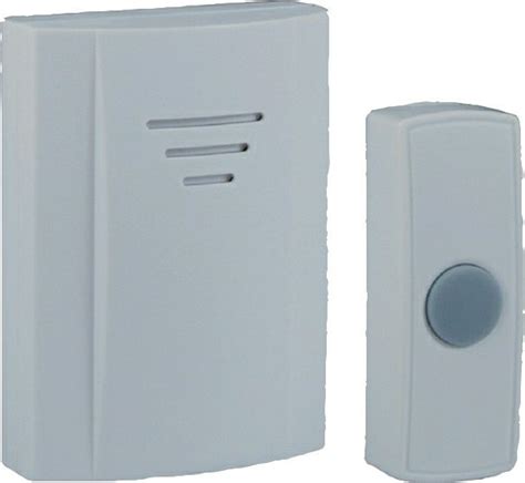 Byron Door Chime Wireless Battery Operated White - door furniture ...