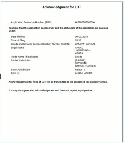 Lut In Gst Letter Of Undertaking Explained Steps To Apply Off