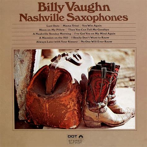 Nashville Saxophones Álbum de Billy Vaughn LETRAS