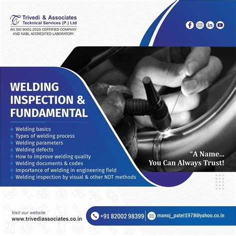 Welding Inspection Fundamental Certification Service In Vadodara ID