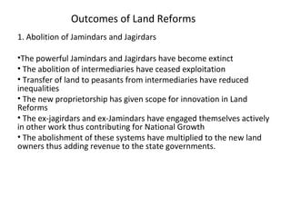 Land reforms in india | PPT