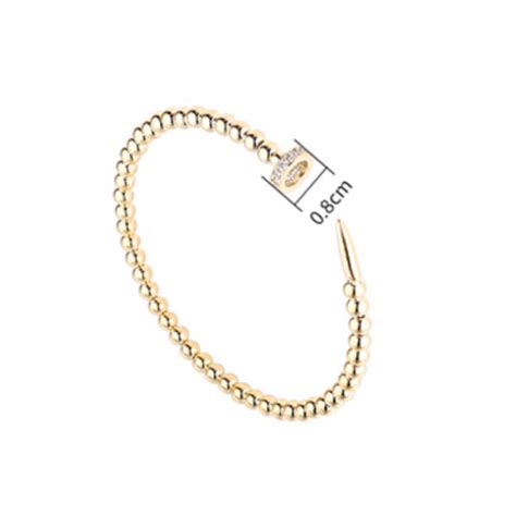 Jonc Femme Bracelet De Perles Dor Es