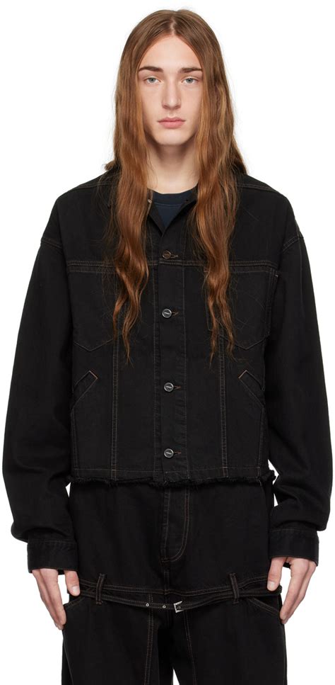 Black Le Chouchou La veste de Nîmes Criollo Denim Jacket by JACQUEMUS