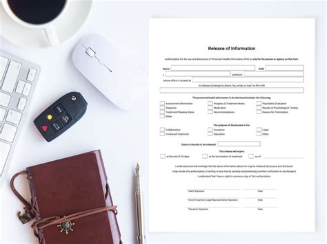 Release Of Information Private Practice Documentation Template Roi