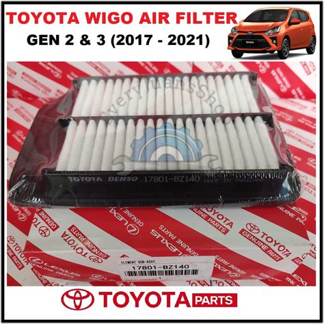 Toyota Wigo Air Filter Gen Gen Gen Gen