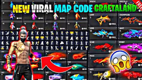 Free Fire New Map Code India Server God Mode Craftland Free