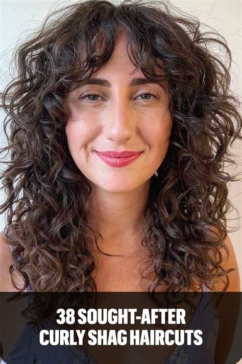 How to Pull Off The Curly Shag Haircut | Haircuts for curly hair, Curly shag haircut, Textured ...