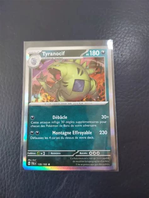 CARTE POKÉMON TYRANOCIF 135 193 HOLO EV2 Evolutions à Paldea NEUF EUR 2