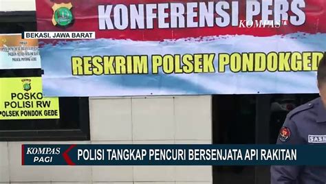 Residivis Curanmor Bersenpi Rakitan Di Bekasi Berhasil Ditangkap Polisi