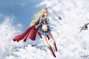 Fondos De Pantalla Supergirl Superh Roes Superh Roe Obra De Arte