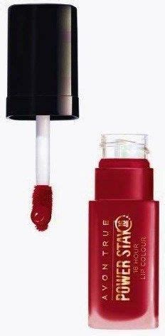 AVON True Power Stay Matowa Szminka Do Ust Resilient Red 7ml Opinie I