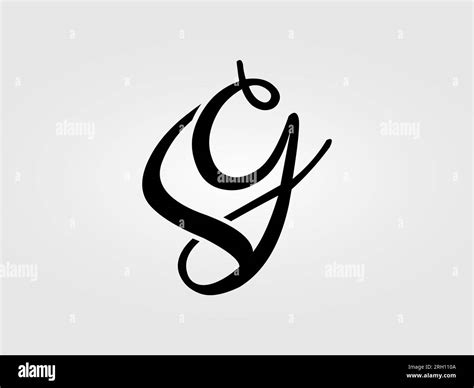 Initial SG Letter Logo Design Vector Template Monogram Lettermark SG