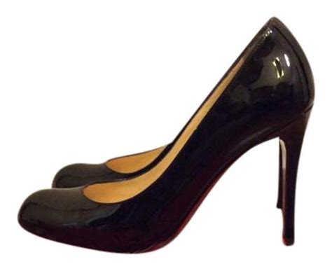 Christian Louboutin Black Simple 100 Patent Calf Pumps Ezflashsale