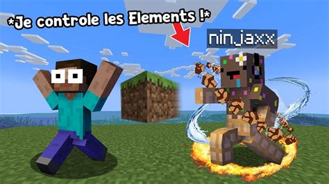 Je Dois Finir Minecraft En Contr Lant Les El Ments Youtube