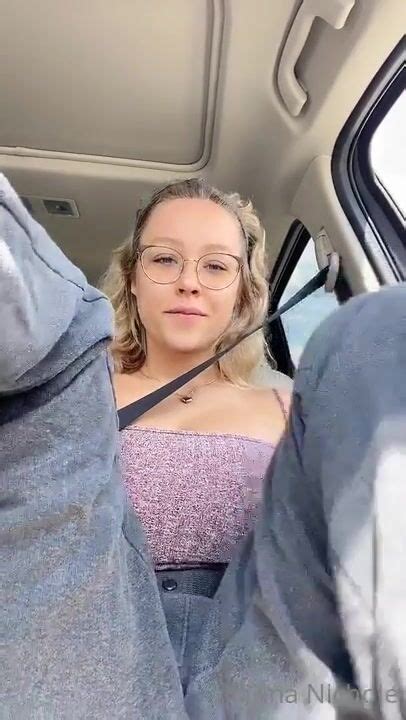 Sabrina Nichole Leaked Pussy And Tits Teasing In The Car XXX Videos