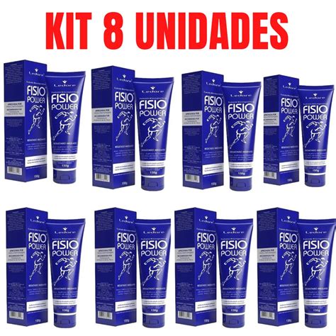 Kit 8 Pomadas Fisio Power 150g Cada Ledore Bio Instinto Shopee Brasil