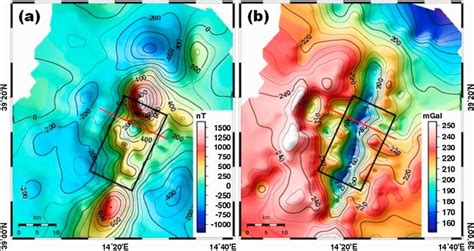 Magnetic And Gravity Anomaly Maps A Magnetic Anomaly Map