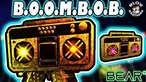 New B O O M B O B Bear Weekly Boombox B O B Roblox Youtube