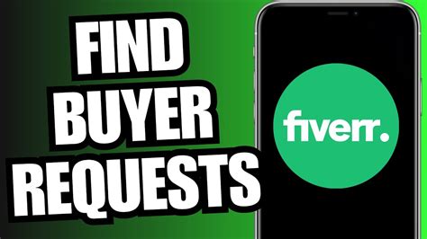 Find Buyer Requests On Fiverr Full Guide YouTube