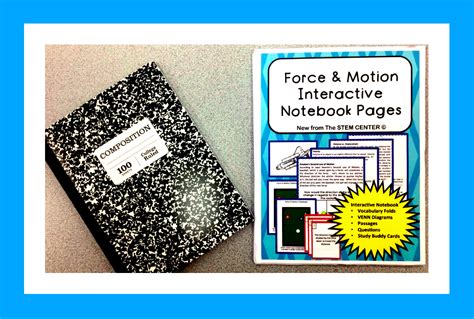 Force And Motion Interactive Notebook The Stem Center