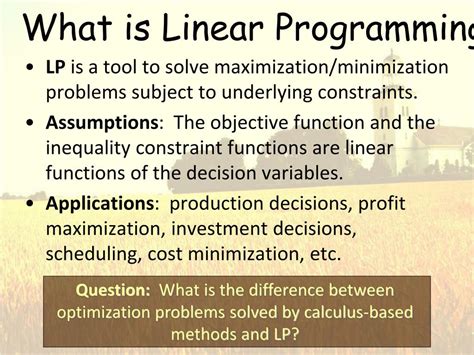 Ppt Linear Programming Powerpoint Presentation Free Download Id1179913