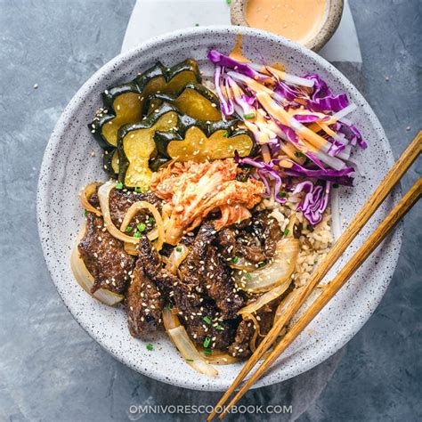 Korean Beef Bulgogi Bowl Perfect For Meal Prep Omnivore S Cookbook