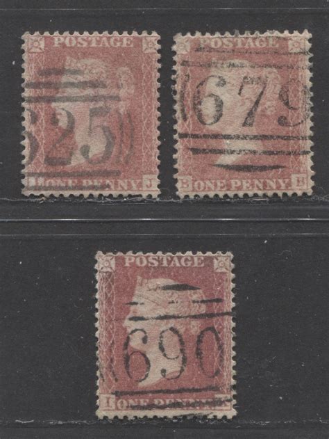 Lot 460 Great Britain Barred Numeral Cancels For England And Wales 60 Brixton Chrome