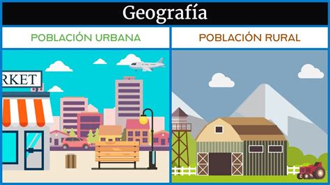 🏭 La Población Urbana Y Rural Geografía Youtube