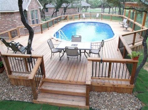 45 Best Ideas For Small Backyard Pools Design Pool Deck Plans Above Ground Pool Landscaping