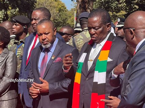 Nick Mangwana On Twitter This Morning President Edmnangagwa Visited