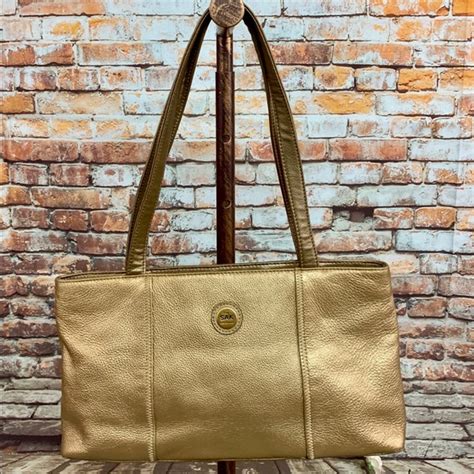 The Sak Bags Vintage The Sak Original Gold Tan Tone Metallic