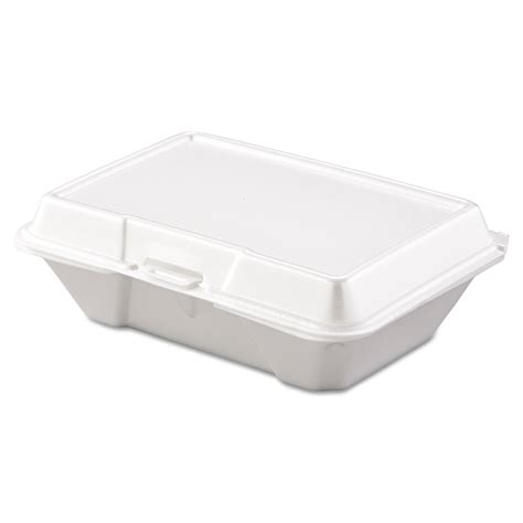 Foam Hinged Lid Containers Zerbee