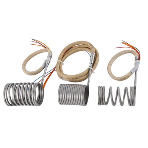 W V Industrial Electric Hot Runner Spring Stainless Steel Induction Heating Coil Heater