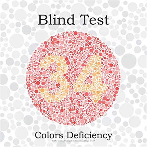 Blind Test For Colors Deficiency With Numbers Letters And Shapes White