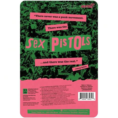 Sex Pistols Super7 Sex Pistols ReAction Figures Wave 2 Johnny