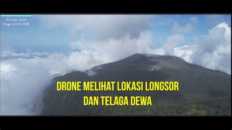 Drone Terbang Ke Kaldera Gunung Marapi Untuk Mengamati Kondisi Terkini