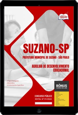 Apostila Prefeitura De Suzano Sp Em Pdf Auxiliar De Desenvolvimento