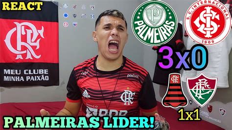 REACT PALMEIRAS 3X0 INTERNACIONAL MELHORES MOMENTOS E GOLS