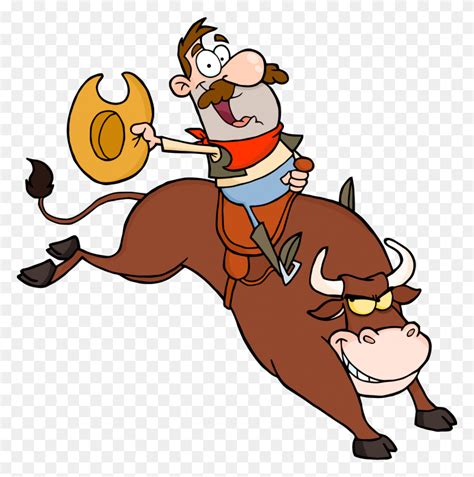 Rodeo Clip Art - Bull Clipart - FlyClipart