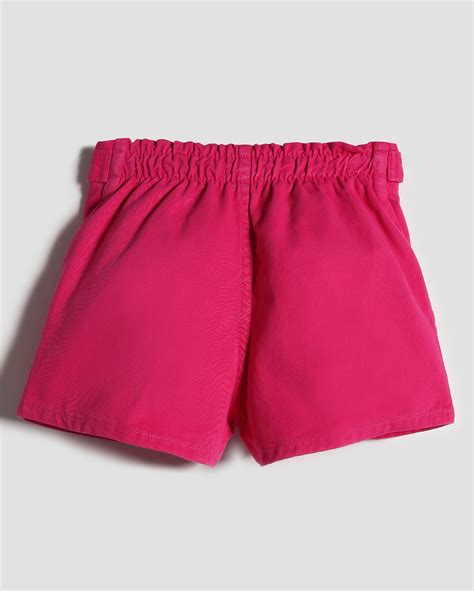 Riachuelo Short Jeans Color Infantil Clochard 4 10A Rosa Pool By