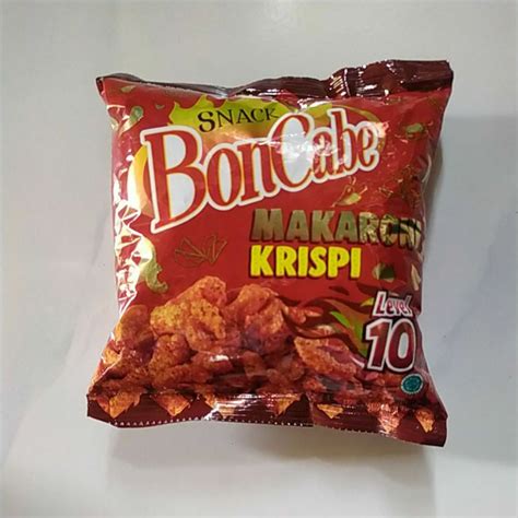 Jual Snack Bon Cabe Level 10 Makaroni Krispi 30g Jajanan Pedas Shopee