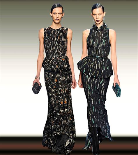 Fashion & Lifestyle: Bottega Veneta Evening Dresses Fall 2012 Womenswear